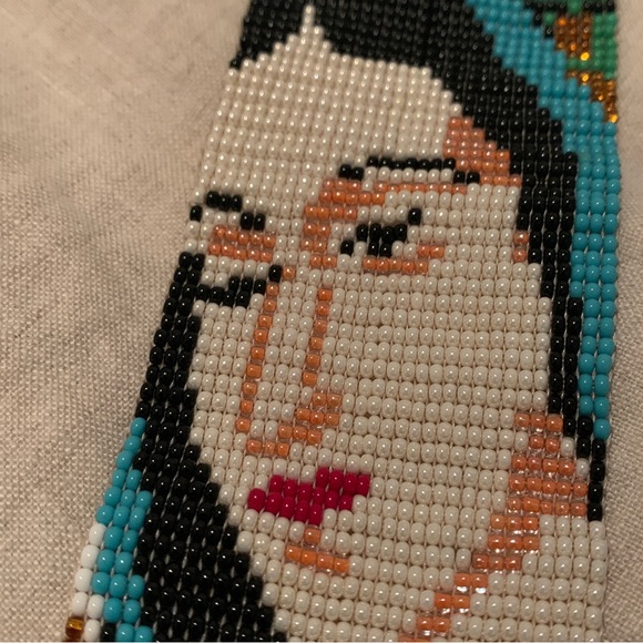 Beaded mother Mary virgin wide bracelet - Picture 6 of 13